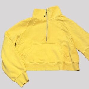Lululemon Scuba Oversized Funnel Neck Shirt Soleil Yellow Size XS Small